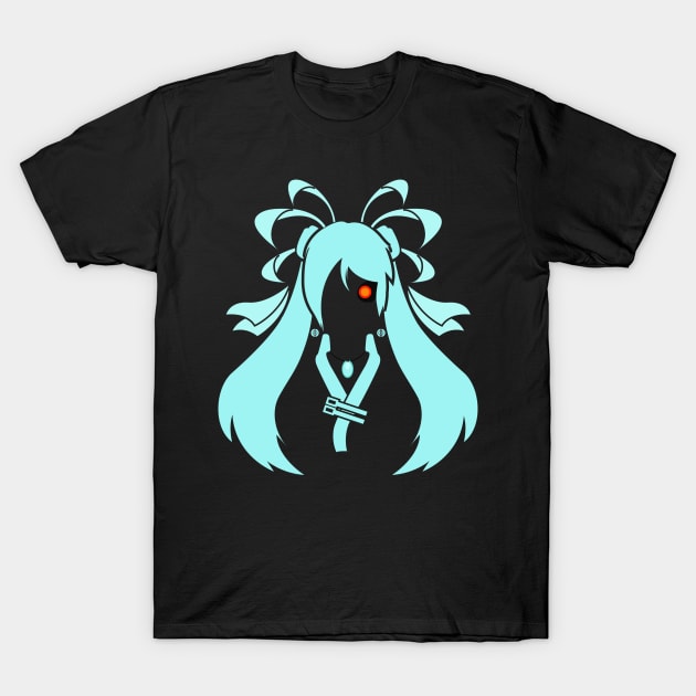 Blue Hair - Reborn T-Shirt by Aezogeus